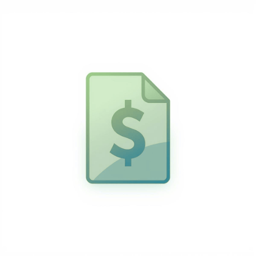 Icon document to $ 500x500