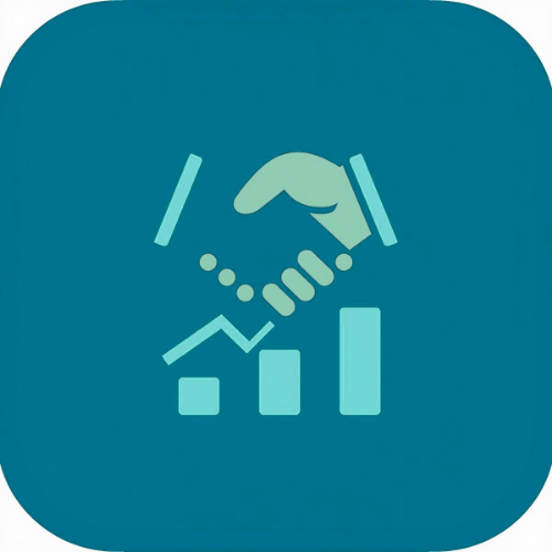 Icon handshake plus growth 500x500 Icon handshake plus growth 500x500
